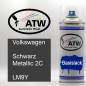 Preview: Volkswagen, Schwarz Metallic 2C, LM9Y: 400ml Sprühdose, von ATW Autoteile West.